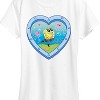 Women's - Spongebob Squarepants - Heart Porthole Window-Womens Women's Short Sleeve Graphic T-Shirt Short Sleeve Graphic T-Shirt - 2 of 4