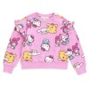 Hello Kitty Girls Fleece Pullover Sweatshirt and Ribbed Flare Leggings Outfit Set Toddler - 2 of 4