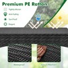 Tangkula Tightly-Woven Rattan Deck Box w/ Polyester Liner Universal Wheels & Gas Strut - 4 of 4