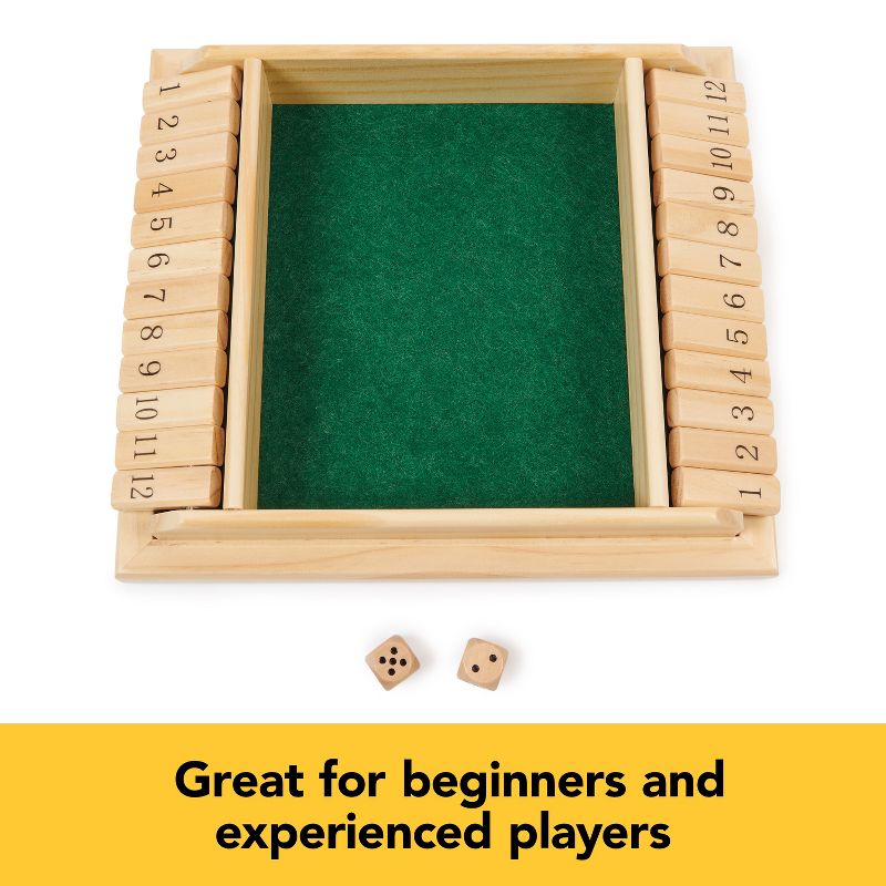 Game Gallery 2-Player Shut the Box Classic Game, 5 of 9