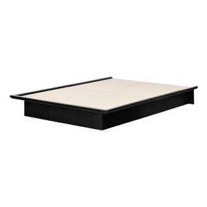 HomeStock Platform Bed - Modern Design Chocolate Step One - 1 of 4