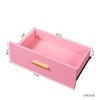 Kumasinova Modern Hairdressing Dresser, Storage Cabinet with Drawers, Holes for Hair Dryer, Bedroom Dresser, Hair Desk with Multi-layer Storage Space - 3 of 4