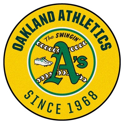 MLB Oakland Athletics 27"x27" 1981 Retro Collection Roundel Rug