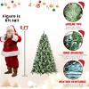 Realistic Christmas Tree, Hinged Faux Xmas with Tips, Pine Cones,  Mixed PVC and Hard Needle Branches, Metal Stand - Koiai - 4 of 4