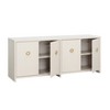 Sauder Grand Coast TV Credenza for TVs up to 65" Dove Linen - 2 of 4