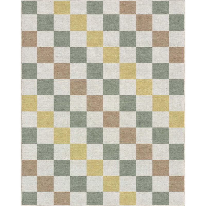 Well Woven Apollo Flatwoven Modern Squares Area Rug, 1 of 7