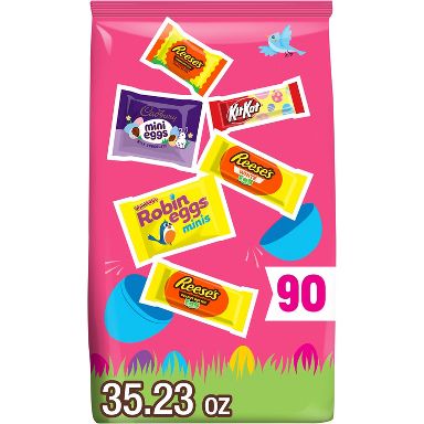 HERSHEY'S Chocolate Assortment Easter Candy - 35.2oz/90pc