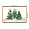 Amanti Art 33"x23" Three Christmas Trees by Rosana Laiz Blursbyai Wall Art - 4 of 4