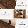 72" L-Shaped Corner Bookshelf, 5-Tier Wood Bookcase with Anti-Tip Design for Home/Office, Easy Assembly Rustic Storage Shelf, Half-Back Version - 3 of 4