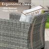 Ovios Tampa 8pc Wicker Outdoor Patio Furniture Conversation Sofa Set with Swivel Chairs and Cushions - 4 of 4