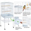 Yaheetech 47-inch Rolling Bird Cage for Small Birds Parakeet Lovebirds Cockatiel Canary - 4 of 4