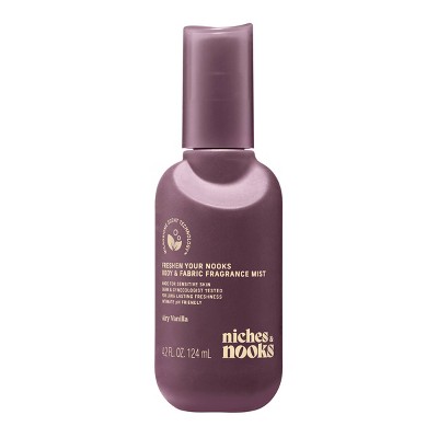 Niches & Nooks, Freshen Your Nooks Body & Fabric Fragrance Mist - Airy Vanilla - 4.2 fl oz