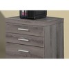 NicBex Mobile File Cabinet with 3 Storage Drawers Contemporary Under Desk Storage Filing Cabinet Office Cabinet for Home, Office - 4 of 4