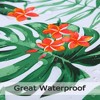 Tropical Print Floral Fabric Shower Curtain for Bathroom - 4 of 4