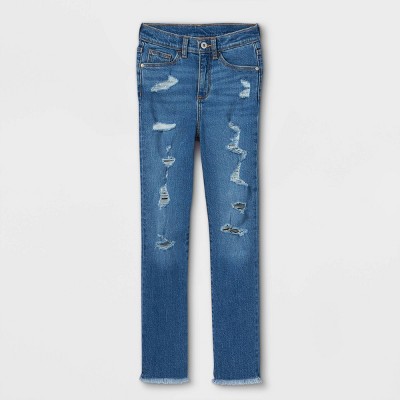 Girl Distressed Jeans Target