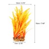 Unique Bargains Aquarium Plants Decorations Artificial Aquatic Plant Orange 7.48" 1 Pcs - 4 of 4