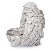 Roman 15.5" Hummingbird Angel Planter Resin Outdoor Garden Statue Gray - 2 of 4