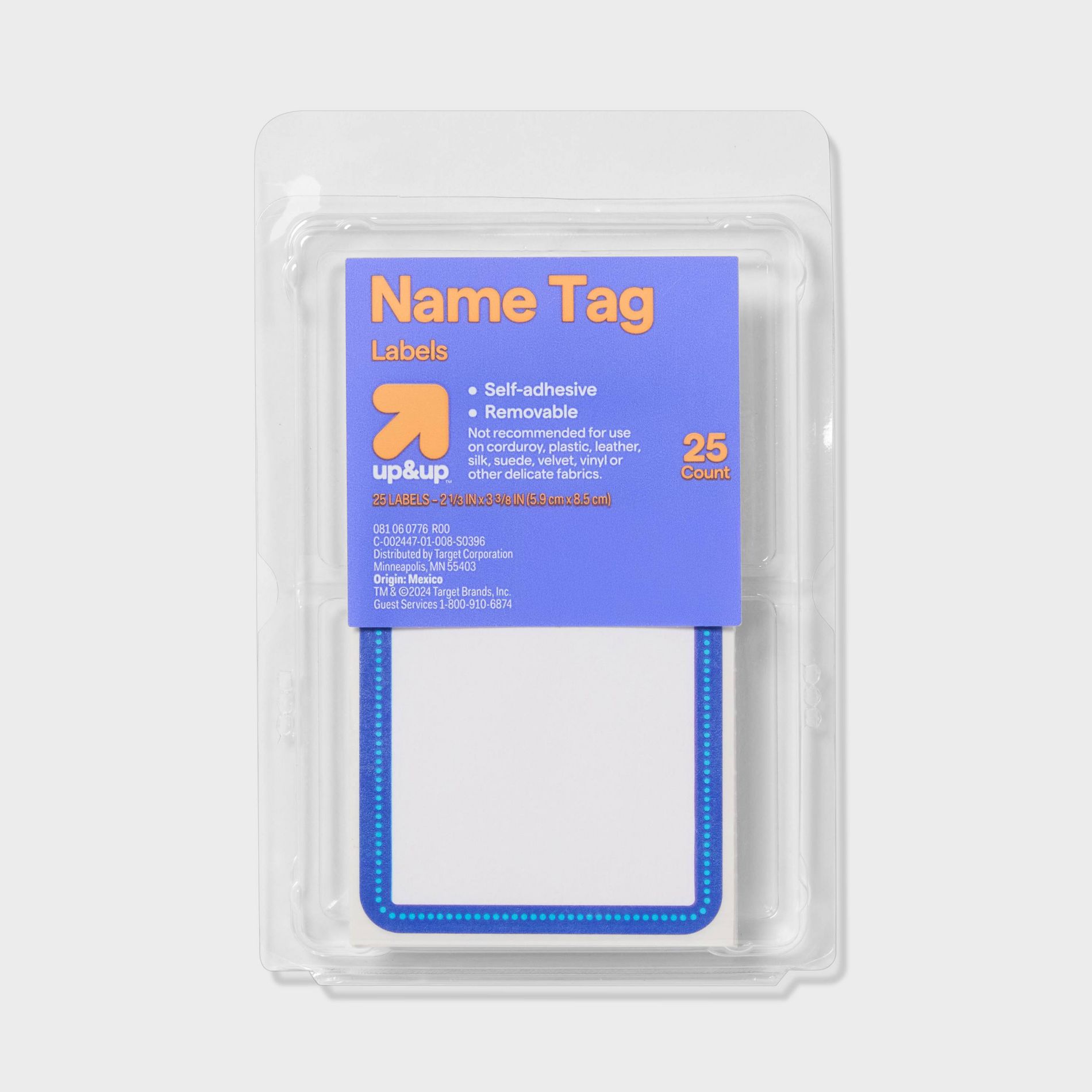 25ct Name Tags - up&up™