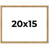 PosterPalooza | Classic Modern Gold Picture Frame - UV Acrylic, Backing Board, Hanging Hardware Included - 2 of 4
