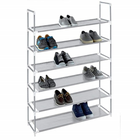Vasagle Shoe Storage Cabinet 10 Tier Shoe Rack Organizer White : Target