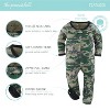 The Peanutshell Footed Baby Sleepers for Boys, Dino Camo, 3-Pack Newborn to 12 Months - 2 of 4