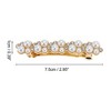 Unique Bargains Grace Pearl Spring Clip Hairpin Pearl Hair Barrettes 1 Pc - 4 of 4