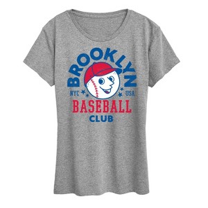 Women's - Instant Message - Brooklyn Baseball Club Short Sleeve Graphic T-Shirt - 1 of 4