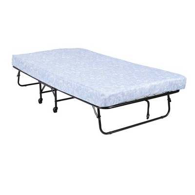 Twin 5" Mattress with Folding Metal Guest Bed - Room & Joy