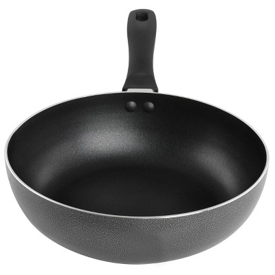 Granite Grey 9.5 Inch Non Stick Aluminum Wok with Lid
