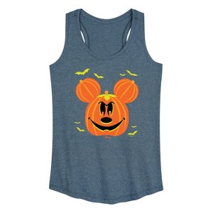 Women's - Disney - Pumpkin Mouse Graphic Racerback Tank - 1 of 4