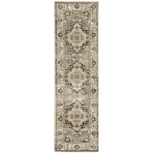 Oriental Weavers Florence 1805X Beige/ Grey Indoor Area Rug - 2'3" x 7'6" - 1 of 4