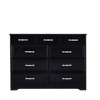 Dresser for Bedroom with 9 Drawers, Chest of Drawers with Solid Wood Frame Buffet Sideboard with Drawers for Living Room, Kitchen  and Corridor - 2 of 4