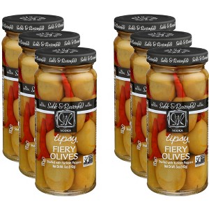 Sable & Rosenfeld Tipsy Fiery Olives - Case of 6 - 5 oz - 1 of 2