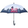Disney Marvel Spider-Man Miles Morales Skyline Stick Umbrella for Kids - Dark Gray - 2 of 3