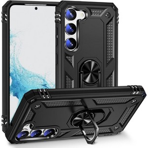 Entronix Case Compatible with Galaxy S23 - 360° Circular Ring Gripstand - 1 of 4