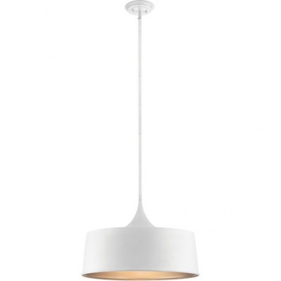 Elias 15.25" 1 Light Convertible Pendant Black
