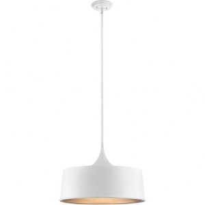 Elias 15.25" 1 Light Convertible Pendant Black - 1 of 4