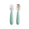 SARO Kids Stainless Steel Cutlery Set – Baby & Toddler Spoon and Fork with Ergonomic Handles, Dishwasher Safe - 2 of 2