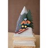 Painted Wood Snow Skiing Scene – Holiday Tabletop Decor – 11.5"Tall by Kalalou - 3 of 3