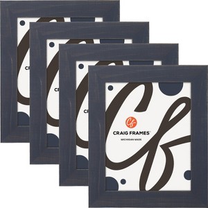 Craig Frames Jasper Weathered Blue Single Image Picture Frame, Set of 4 - 1 of 4