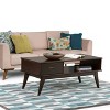 48" Tierney Solid Hardwood Coffee Table with Drawer & Shelf - WyndenHall: Low Profile, Storage - 2 of 4