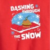 Boys' - SpongeBob SquarePants - Dashing Through The Snow Graphic Long Sleeve Fleece Sweatshirt - 2 of 4