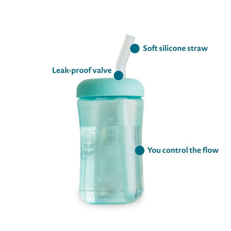The First Years 7oz Squeeze and Sip Straw Cup - 2pk, 4 of 9