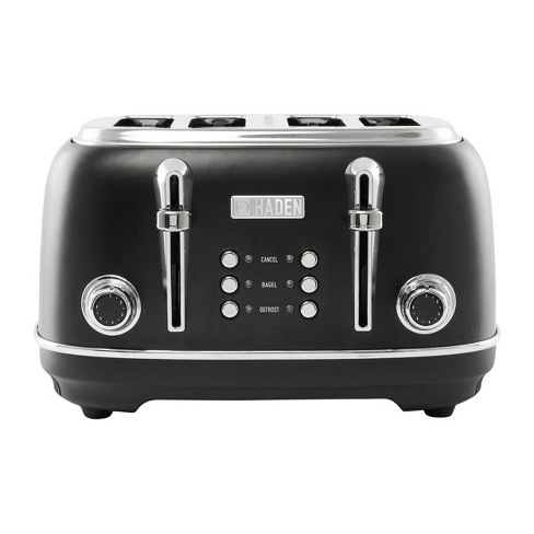 Graef 4-Slice Long Slot Toaster, Black