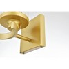 Elegant Lighting Saanvi 1 light Chrome and Clear Bath Sconce - 4 of 4