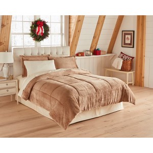 BrylaneHome BH Studio Microfleece Comforter - 1 of 4