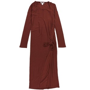 bar III Womens Ruched Tunic Blouse - 1 of 2