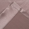 Kate Aurora Basic Faux Silk Rod Pocket Shimmery Sheer Single Window Curtain Panel - 4 of 4