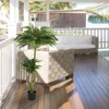 NicBex 1PC Faux Tree, Double Rod 18-leaf Artificial Plant Indoor Fake Plants for Courtyard Entryway, Garden Decor - 2 of 4