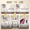 Hillhub Hair Dryer Brush, 7 in 1 Hair Styler High-Speed Flexible Rotating Negative Ionic Multi-Styler, Auto-Wrap Curling with No Heat Damage - 3 of 4